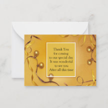 Ball Ornament Tarjeta de agradecimiento