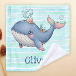 Pequeña ballena dulce y quirky