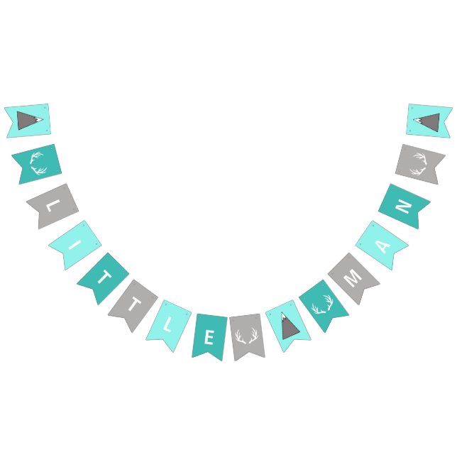 Pequeña bandera rústica del fiesta del hombre (Todo)