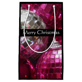 Pequeña Baudibles rosados Bolsa de regalo de navidad peque