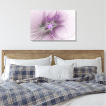 Pequeña belleza arte floral fractal moderno gris m