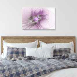 Pequeña belleza arte floral fractal moderno gris m