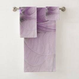 Pequeña belleza arte floral fractal moderno gris m