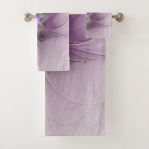 Pequeña belleza arte floral fractal moderno gris m