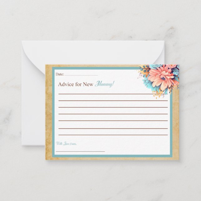 Pequeña Boho Blue Bear Baby Shower Advance para la tarjeta (Anverso)