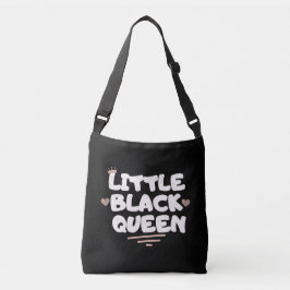 Pequeña bolsa cruzada de la reina negra