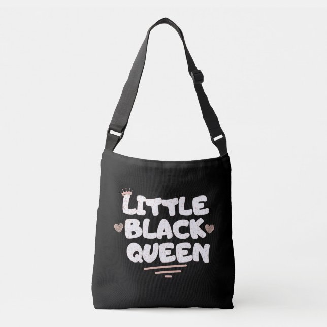 Pequeña bolsa cruzada de la reina negra (Anverso)