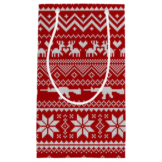 Pequeña Bolsa de regalo AR-15, suéter feo (Anverso)