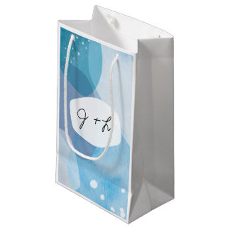 Pequeña Bolsa de regalo azul del Pacífico