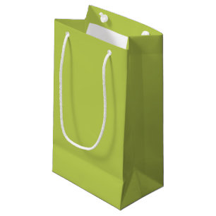 Pequeña Bolsa de regalo chartreuse suave de moda