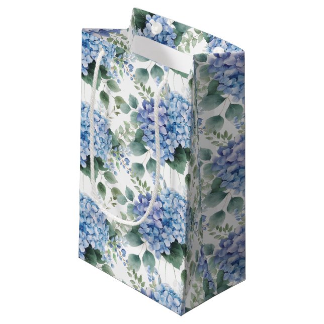 Pequeña Bolsa de regalo con estampado floral de boda (Angulo Anverso)
