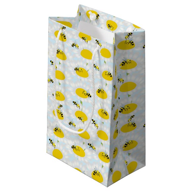 Pequeña Bolsa de regalo de abono - Fondo azul (Angulo Anverso)