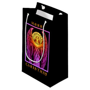Pequeña Bolsa de regalo de Angel de Vidrio Manchado