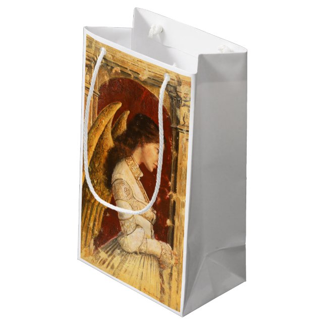Pequeña Bolsa de regalo de ángel pre-Raphaelite (Angulo reverso)