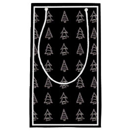 Pequeña Bolsa de regalo de árbol de pino