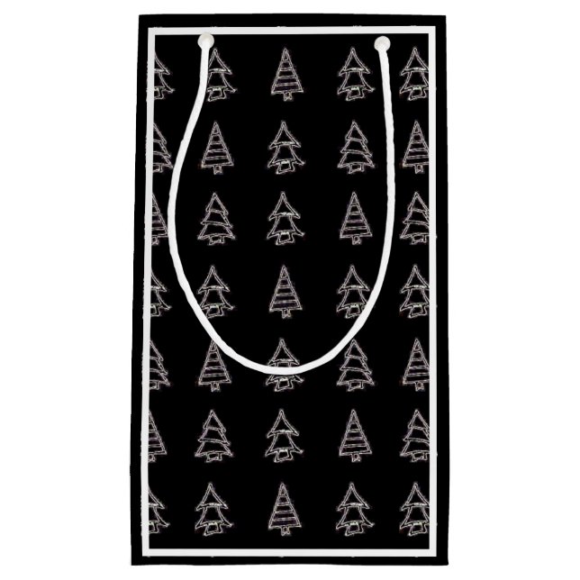 Pequeña Bolsa de regalo de árbol de pino (Anverso)