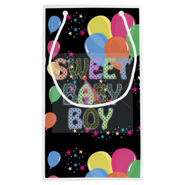 Pequeña Bolsa de regalo de Baby Boy (Reverso)