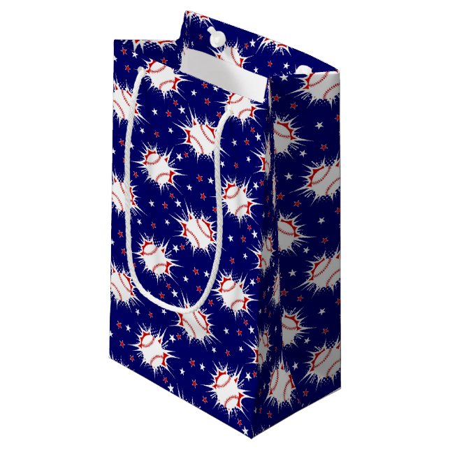 Pequeña Bolsa de regalo de béisbol (Angulo Anverso)