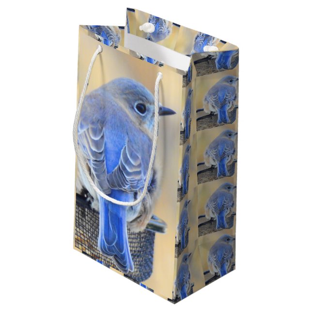 Pequeña Bolsa de regalo de Bluebird (Angulo reverso)
