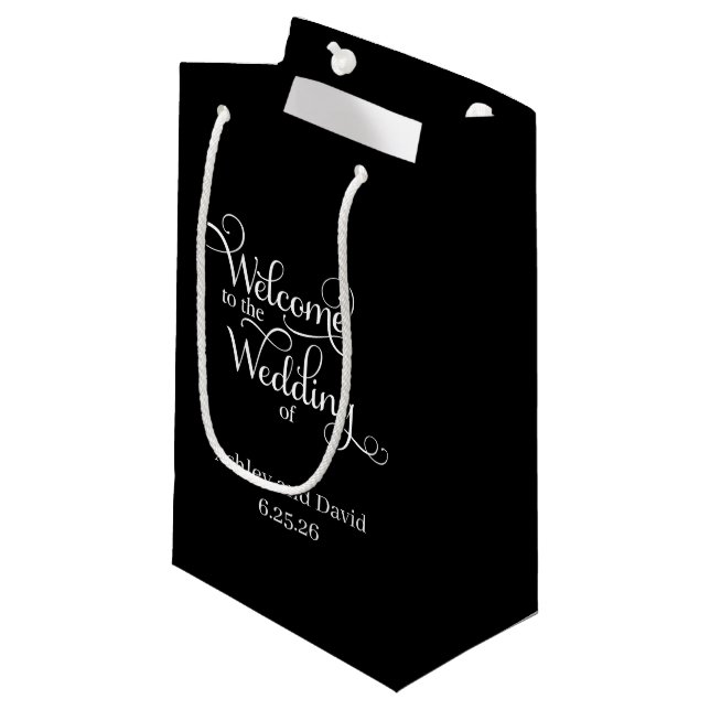 Pequeña Bolsa de regalo de boda (Angulo Anverso)