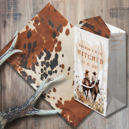 Pequeña Bolsa de regalo de Boho Ranch Hitl Boda