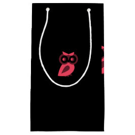 Pequeña Bolsa de regalo de búho rosa