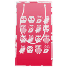 Pequeña Bolsa de regalo de búhos
