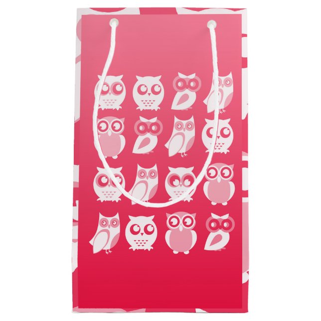Pequeña Bolsa de regalo de búhos (Anverso)