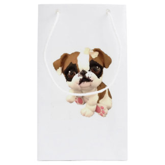 Pequeña Bolsa de regalo de Bulldog en inglés