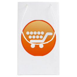 Pequeña Bolsa de regalo de carrito de compras y cesta