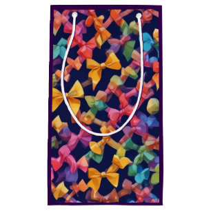Pequeña Bolsa de regalo de cerdas atadas de IA