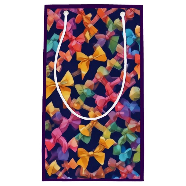 Pequeña Bolsa de regalo de cerdas atadas de IA (Anverso)