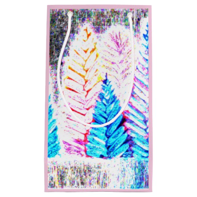 Pequeña Bolsa de regalo de color azul (Anverso)