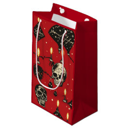 Pequeña Bolsa de regalo de cráneo festivo 