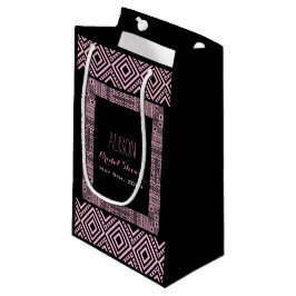 Pequeña Bolsa de regalo de ducha de novia personalizada pa