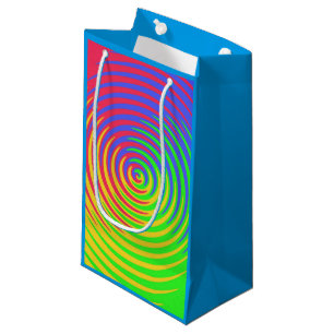 Pequeña Bolsa de regalo de espiral de arcoiris