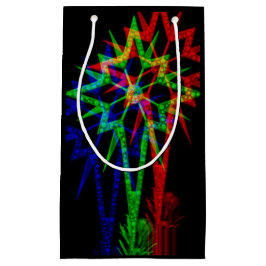 Pequeña Bolsa de regalo de estrella psicodélica