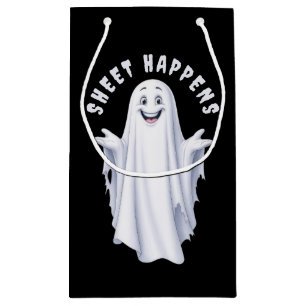 Pequeña Bolsa de regalo de Fantasma Feliz Gracioso