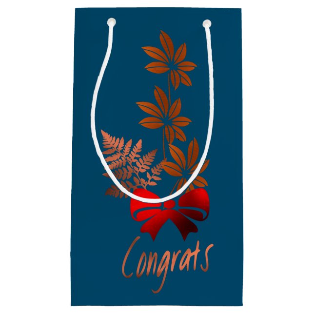 Pequeña Bolsa de regalo de felicitaciones (Anverso)