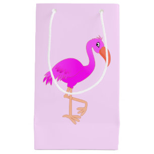 Pequeña Bolsa de regalo de flamenco rosa