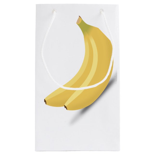 Pequeña Bolsa de regalo de fruta de plátano (Reverso)