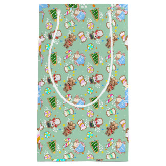 Pequeña Bolsa de regalo de galletas de jengibre y menta