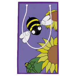 Pequeña Bolsa de regalo de girasol pequeño