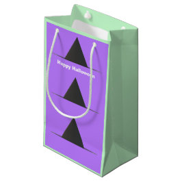 Pequeña Bolsa de regalo de Halloween de sombrero de bruja