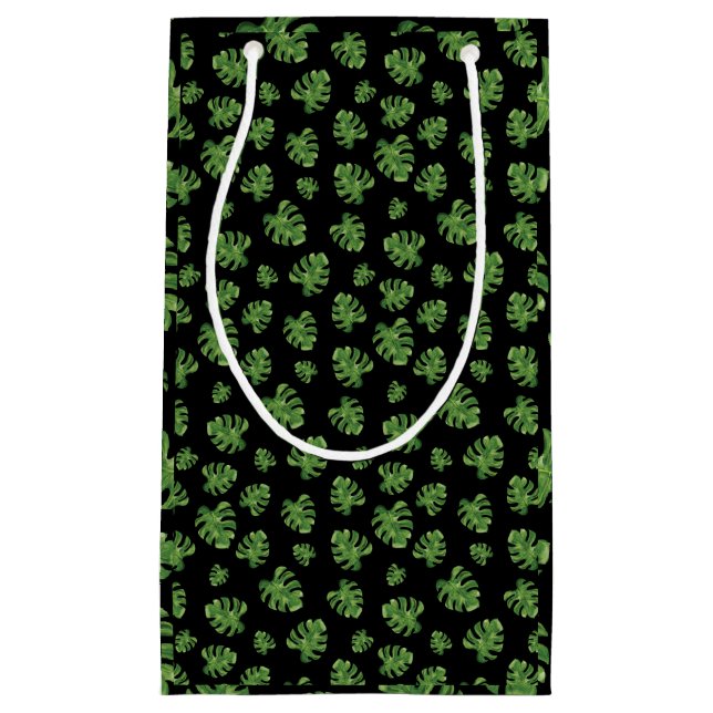Pequeña Bolsa de regalo de hoja de Monstera (Anverso)