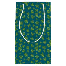 Bolsa de regalo de hoja de Monstera