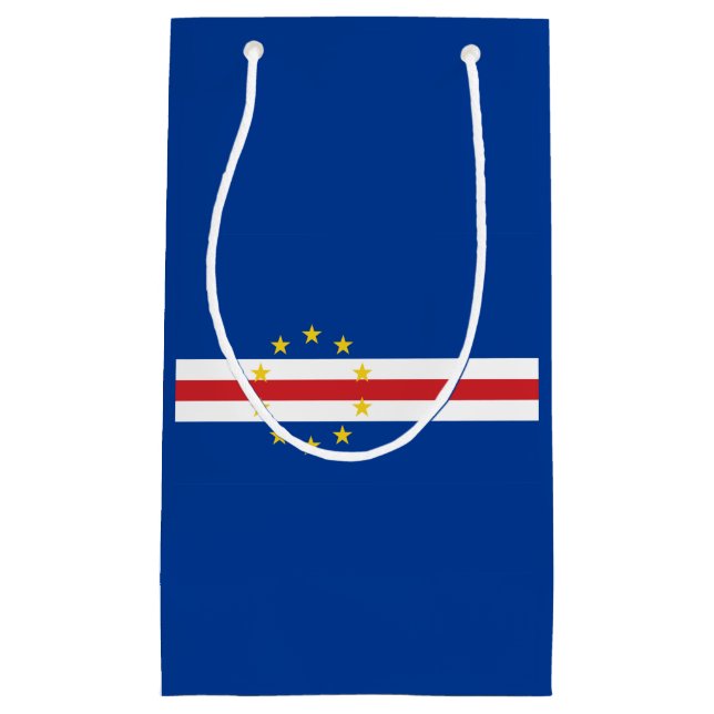 Pequeña Bolsa de regalo de la bandera de Cabo Verde (Anverso)