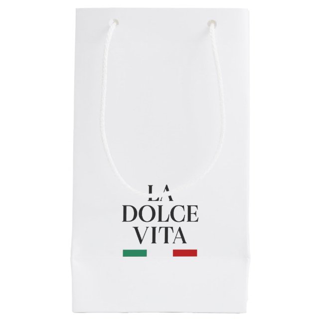 Pequeña Bolsa de regalo de La Dolce Vita (Anverso)