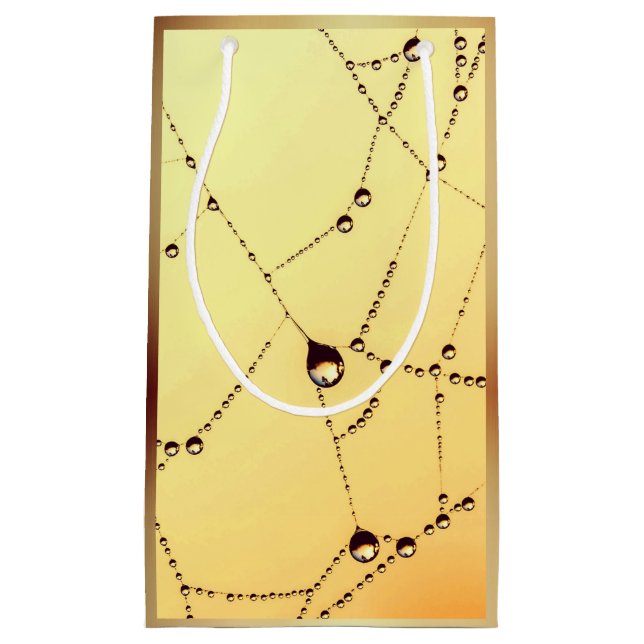 Pequeña Bolsa de regalo de la telaraña amarilla (Anverso)