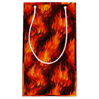 Pequeña Bolsa de regalo de llama de fuego